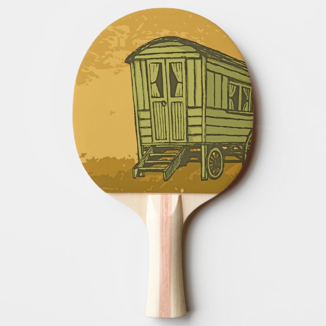 Pala De Ping Pong Caravana gitana (Reverso)