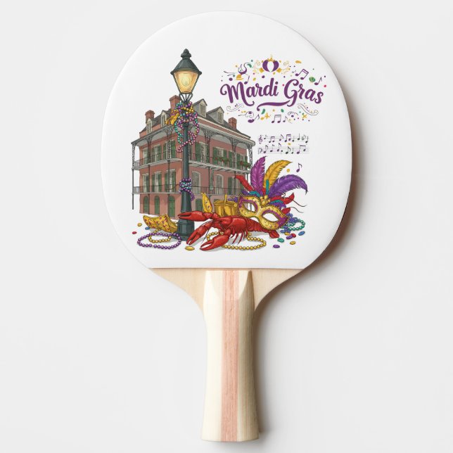 Pala De Ping Pong Carnaval (Anverso)