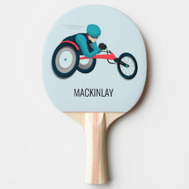 Pala De Ping Pong Carreras en silla de ruedas