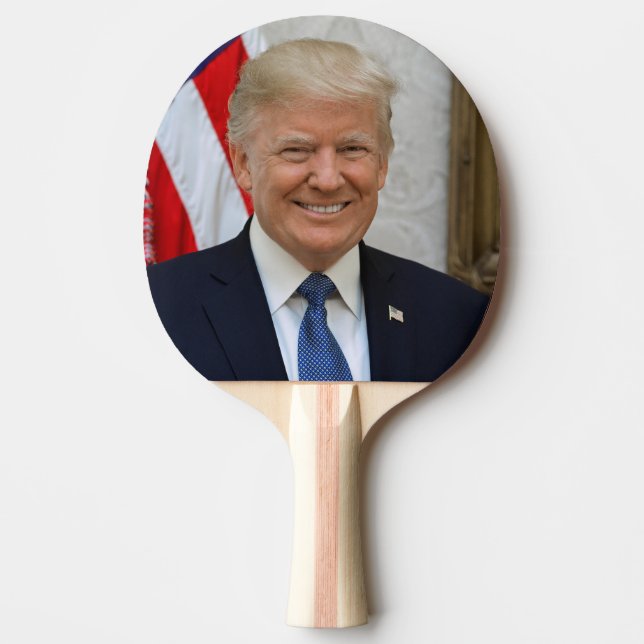 Pala De Ping Pong Casa Blanca del presidente estadounidense Donald T (Anverso)
