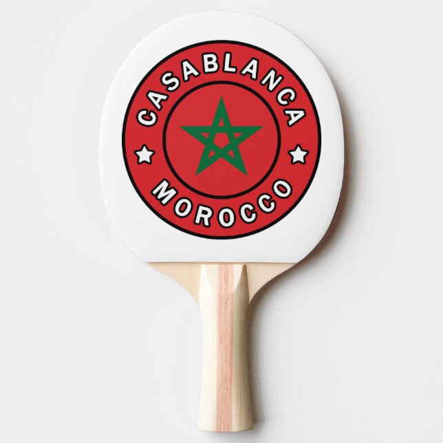Pala De Ping Pong Casablanca Marruecos (Anverso)