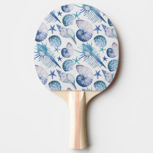 Pala De Ping Pong Cáscaras de la acuarela