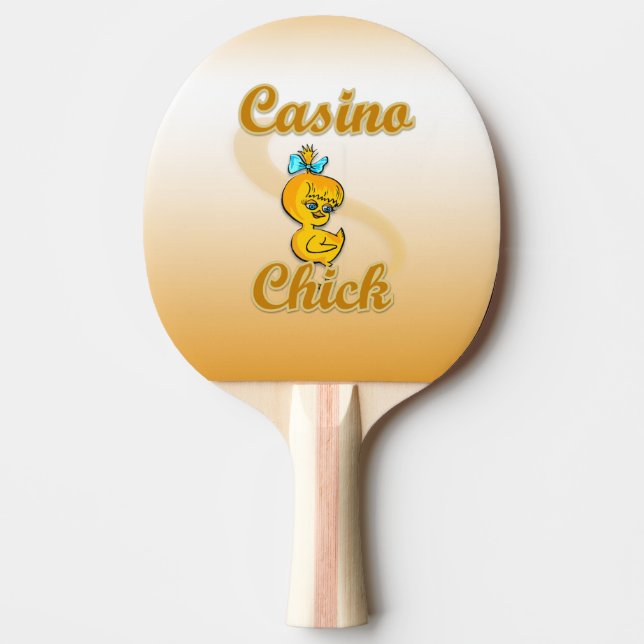 Pala De Ping Pong Casino Chick (Anverso)