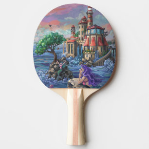 Pala De Ping Pong Castillo de Sirena