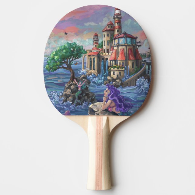 Pala De Ping Pong Castillo de Sirena (Anverso)