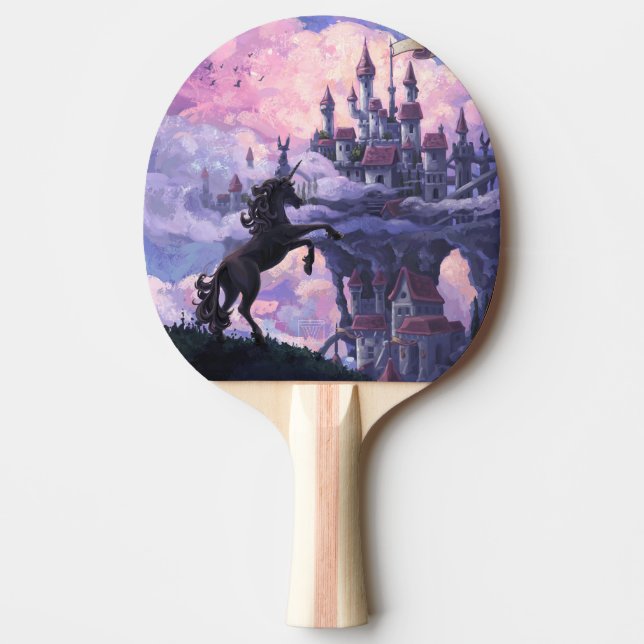 Pala De Ping Pong Castillo de Unicornio (Anverso)