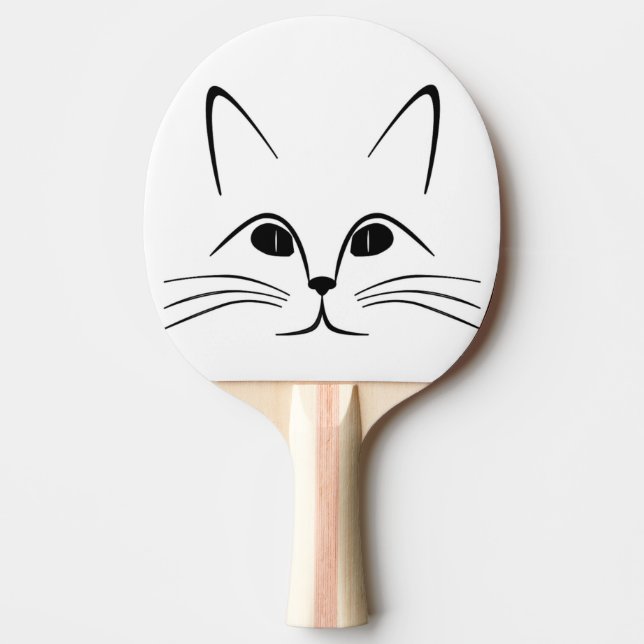 PALA DE PING PONG CAT FACE (Anverso)