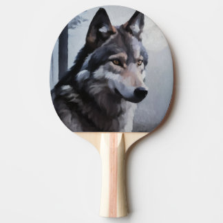 Pala De Ping Pong Centinela a la luz de la luna