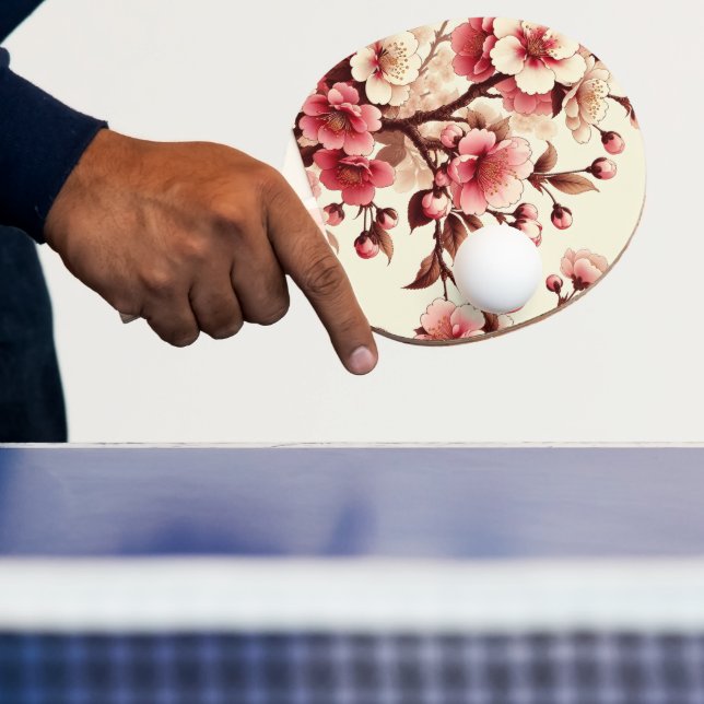 Pala De Ping Pong Cerezo en flor (in situ)