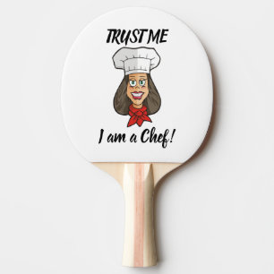 Pala De Ping Pong Chef femenino
