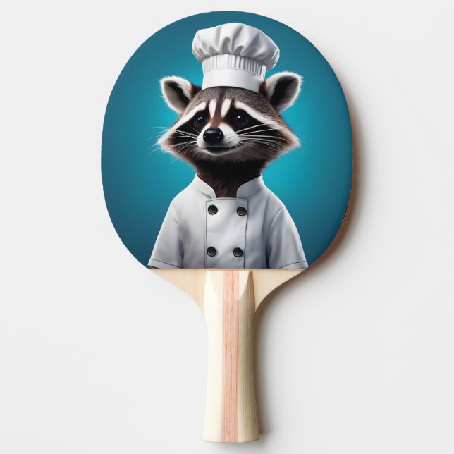 Pala De Ping Pong Chef Raccoon (Anverso)