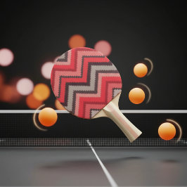 Pala De Ping Pong Chevron Cálido