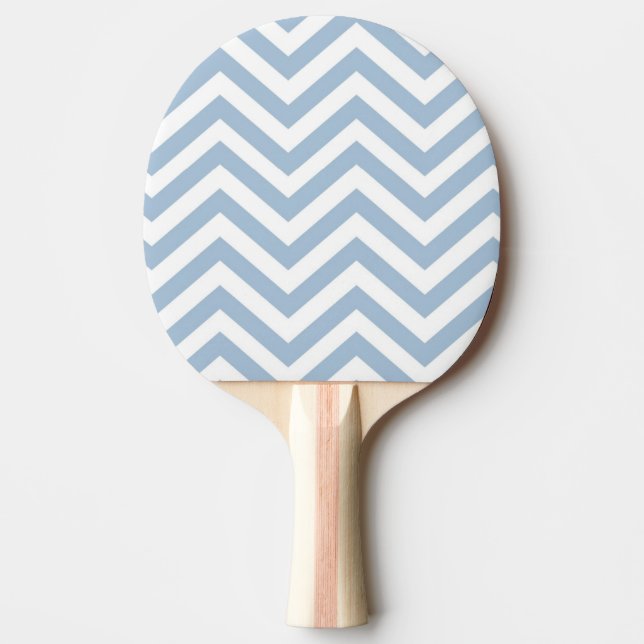 Pala De Ping Pong Chevron texturizado Grunge azul claro (Anverso)