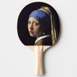 Pala De Ping Pong Chica con una perla por Johannes Vermeer
