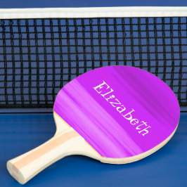 Pala De Ping Pong Chica de nombres de tonos morados