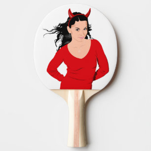 PALA DE PING PONG CHICA DEVIL