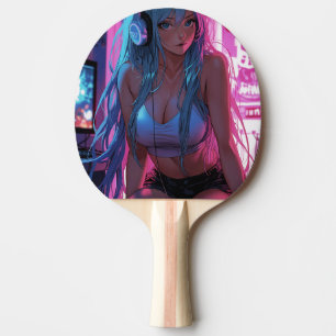 Pala De Ping Pong Chica Lofi Gamer   Chill Anime Aesthetic