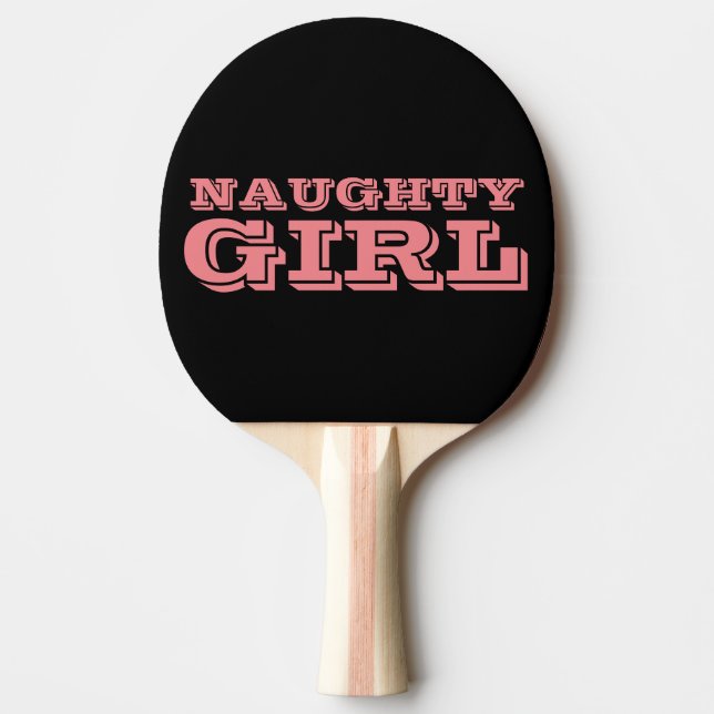 Pala De Ping Pong Chica NAUGHTY, Ping pong Paddles divertidos (Anverso)
