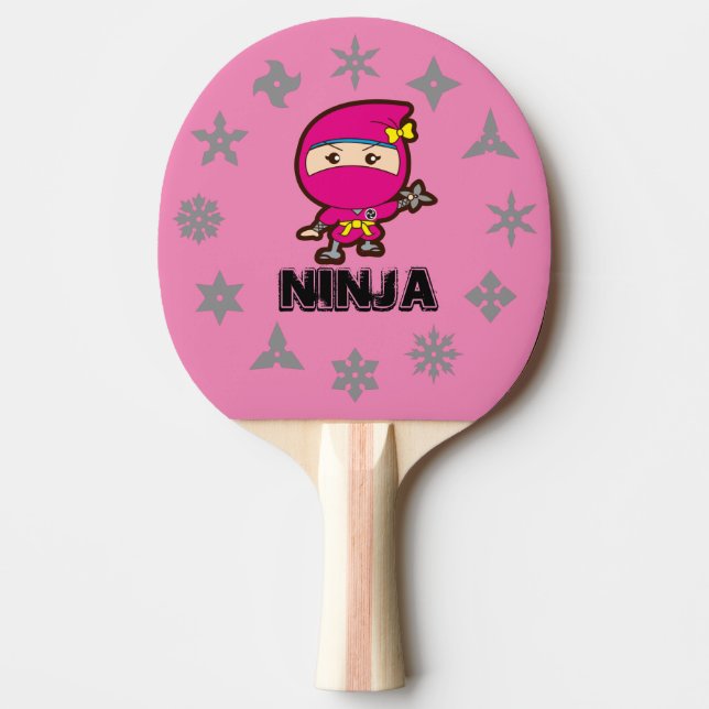 Pala De Ping Pong Chica Ninja (Anverso)