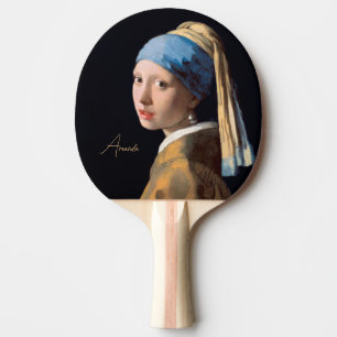 Pala De Ping Pong Chica personalizado con un vermísero de Pearl
