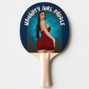 PALA DE PING PONG CHICA TRAVIESA DE GRAN TRASERO SAN VALENTÍN