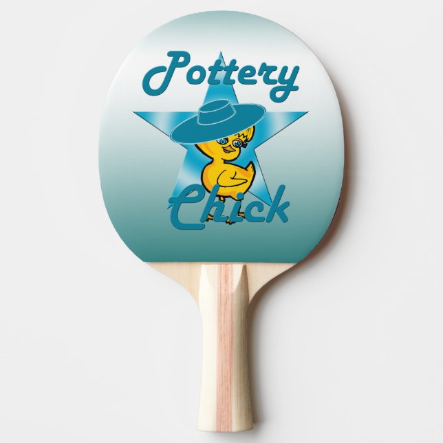 Pala De Ping Pong Chick de alfarería #7 (Anverso)