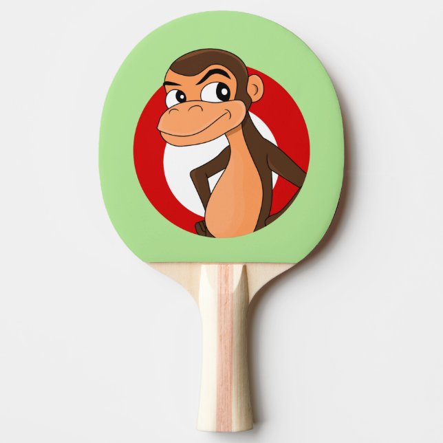 Pala De Ping Pong Chimp personalizado ping pong paddle (Anverso)