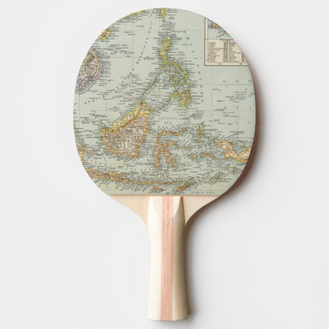 Pala De Ping Pong China de Indo y archipiélago del malasio (Anverso)