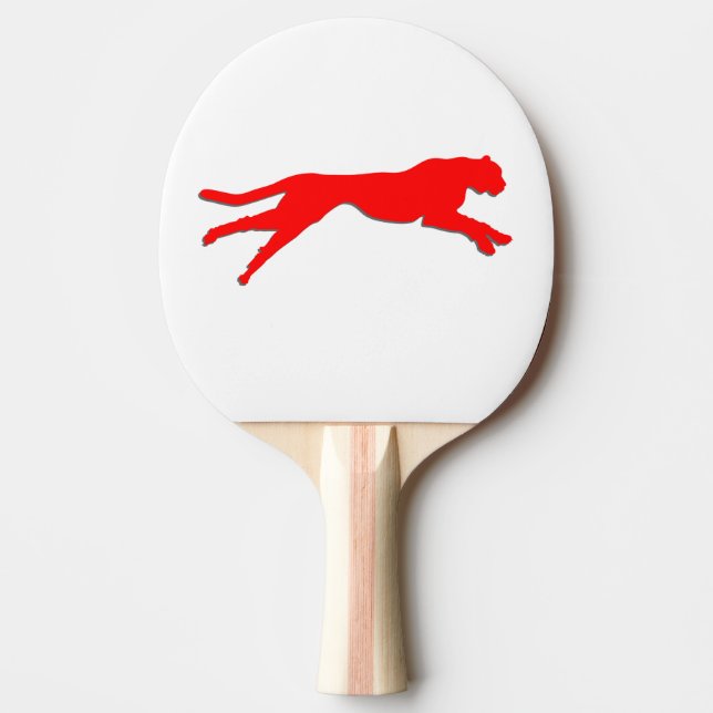 Pala De Ping Pong Chita de arte gráfico rojo (Anverso)