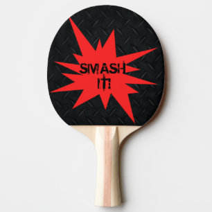 Pala De Ping Pong ¡Choque él! Paleta divertida reversible del