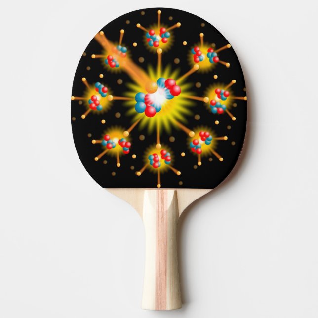 Pala De Ping Pong Ciencia de la fisión nuclear (Anverso)