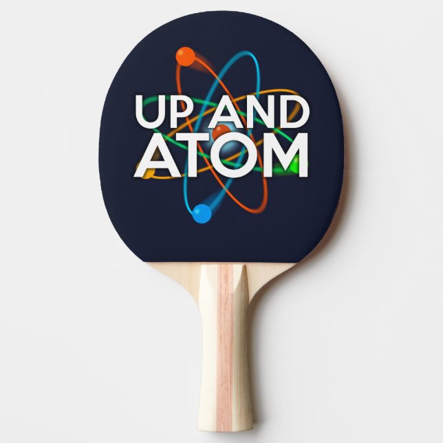 Pala De Ping Pong ciencia UP AND ATOM (Anverso)