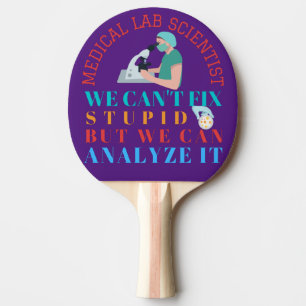 PALA DE PING PONG CIENTÍFICO DE LABORATORIO MÉDICO NO PUEDE ARREGLAR