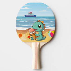 Pala De Ping Pong Cino de helados en la playa