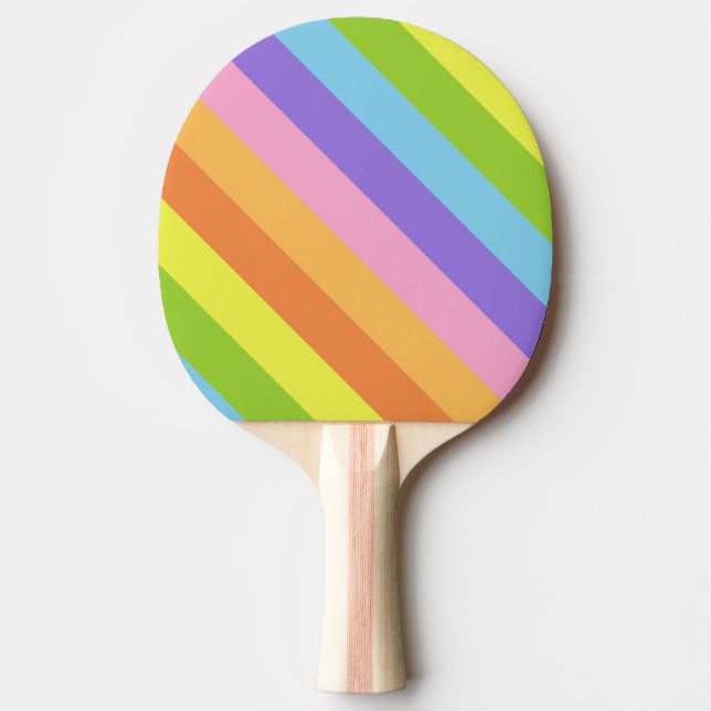 Pala De Ping Pong Cinta Retro de Caramelo (Anverso)