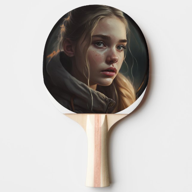 Pala De Ping Pong Circle girl (Anverso)