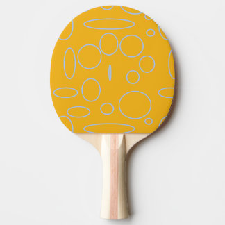 Pala De Ping Pong Círculos bucles en el Naranja