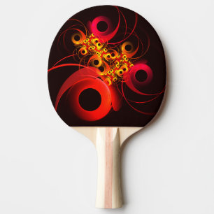 Pala De Ping Pong Círculos coloridos Patrón de arte abstracto modern