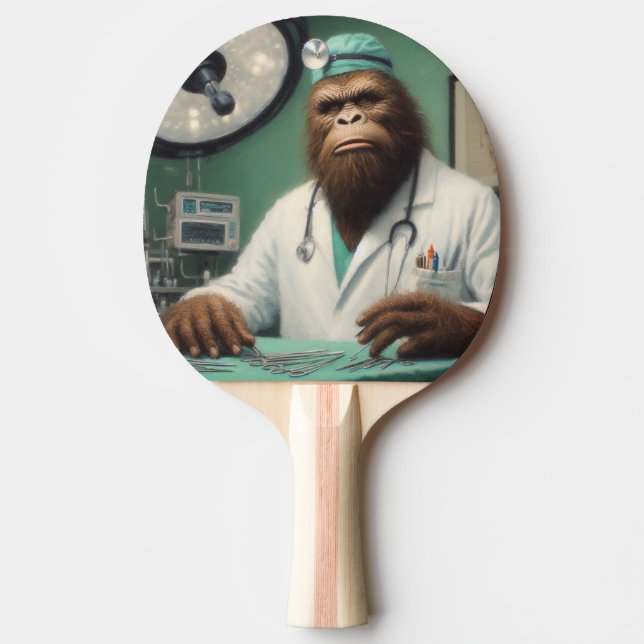 Pala De Ping Pong Cirujano de Bigfoot (Anverso)