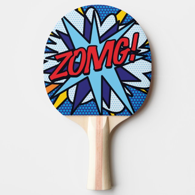 Pala De Ping Pong Cita cómica moderna de Guay ZOMG (Anverso)