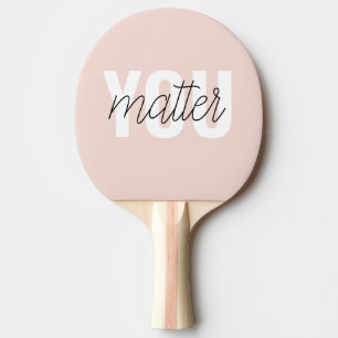 Pala De Ping Pong Cita de inspiración para el Pastel rosa moderno