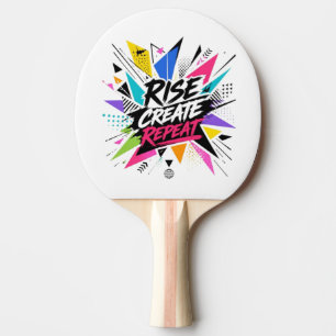 Pala De Ping Pong Cita Motivacional Inspiradora Crear Repetir