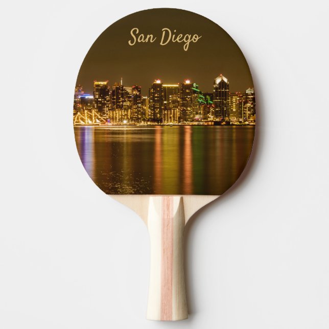 Pala De Ping Pong Cityscape Skyline California Souvenir San Diego (Anverso)