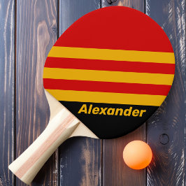 Pala De Ping Pong Ciudad Capital de la Vintage deportiva con nombre