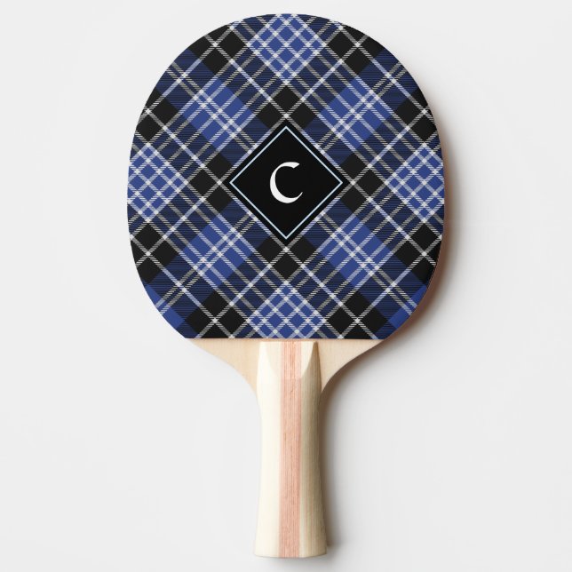 Pala De Ping Pong Clan Clark Tartan (Anverso)