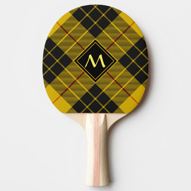 Pala De Ping Pong Clan Macleod de Lewis Tartán (Anverso)