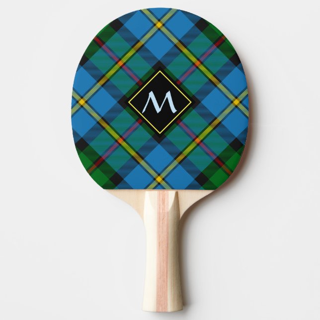 Pala De Ping Pong Clan MacLeod Hunting Tartán (Anverso)