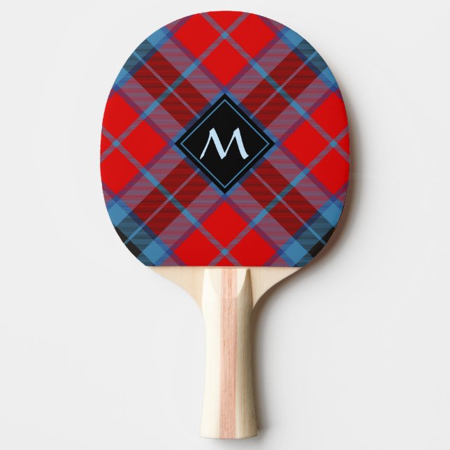 Pala De Ping Pong Clan MacTavish Tartan (Anverso)