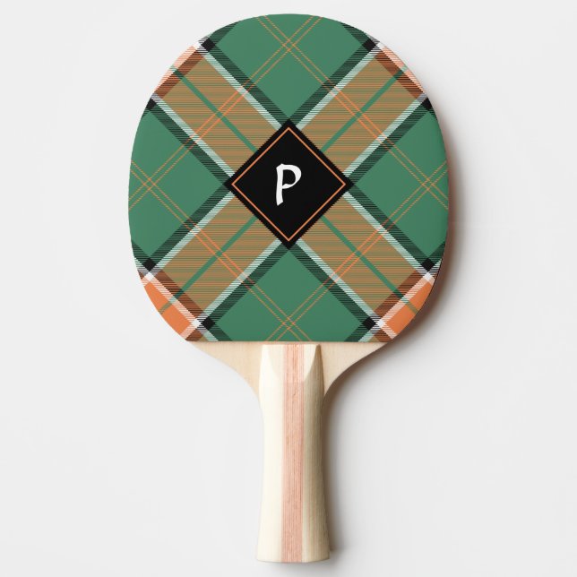Pala De Ping Pong Clan Pollock Tartan Ping Pong Paddle (Anverso)
