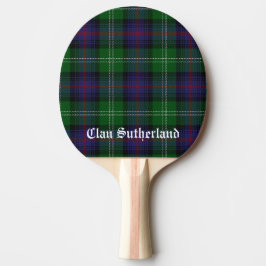 Pala De Ping Pong Clan Sutherland Tartan
